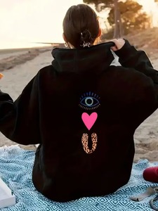 Sweat-shirts à capuche zippés pour femmes, en coton, personnalisables avec logo, vente en gros - Product Image 3
