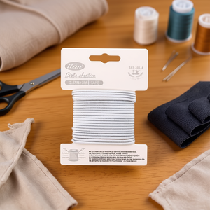 Nastro elastico Ilan 2,5 mm x 3 m per cucito e artigianato - Product Image 3