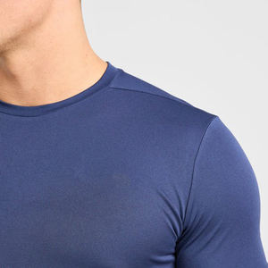 Camiseta de Algodón 100% Tejida, Transpirable y Ecológica para Hombre, Venta al Por Mayor de Fábrica, Camisetas con Logotipo Personalizado de Primera Calidad - Product Image 6