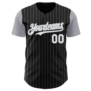 Maillots de baseball personnalisés en gros OEM - 100% polyester respirant unisexe, impression numérique par transfert thermique, col rond, manches courtes - Product Image 6