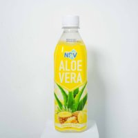 Vietnamese leverancier groothandel OEM ODM 500ml PET fles NPV merk HALAL gecertificeerd puur natuurlijke ALOE VERA drank aardbei smaak