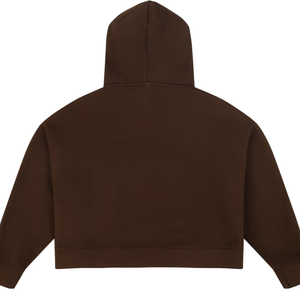 Sudadera con Capucha Corta y Holgada Personalizada para Hombre, de Algodón Grueso, Estilo Urbano, Hombros Caídos, OEM ODM, Prenda Premium - Product Image 2