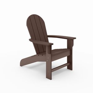 Sedia Adirondack Marrone in Polimero HDPE di Alta Qualità, Elegante Aggiunta per Piscina, Patio o Giardino - Product Image 1