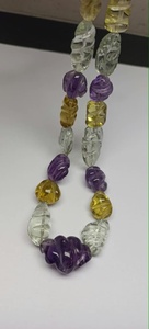 Perles fantaisie en quartz multicolores naturelles, sculptées à la main, de 10*16mm à 20*25mm, qualité supérieure, nouvelle arrivée - Product Image 3