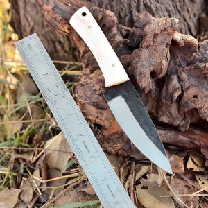 Cuchillo de caza de hoja fija de acero de alto carbono TARJ ENTERPRISES al por mayor, punta caída, mango de hueso de grado industrial, personalizable - Product Image 3