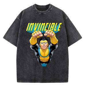 เสื้อยืดโอเวอร์ไซส์สตรีทแวร์แบบสั่งทำ OEM ลายปลาญี่ปุ่น ผ้าฝ้ายทรงหลวม ผลิตโดยผู้ผลิต - Product Image 3