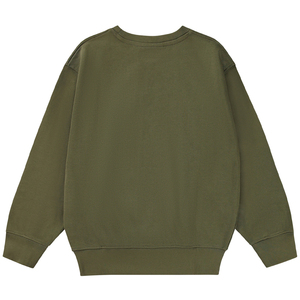 Sweat-shirt en coton uni à col rond surdimensionné pour homme, impression personnalisée du logo, saison automne-hiver, sans capuche, design personnalisé - Product Image 4