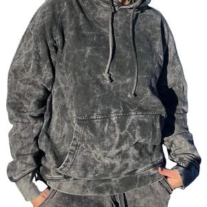 Ropa de calle, de lavado ácido de peso pesado Vintage sudaderas con capucha, 100% algodón, producto de venta de la mejor calidad, diseños OEM, Sudadera con capucha de lavado ácido - Product Image 4