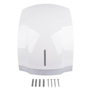 1800W Automatic Electric Hand Dryer Commercial and Household Use White High Speed 110V with Noise Reduction - Product Image 1