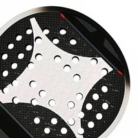 Raquettes de padel en fibre de carbone légères et tendance pour adultes, professionnelles, intermédiaires, antidérapantes, à bas prix, avec filet en nylon