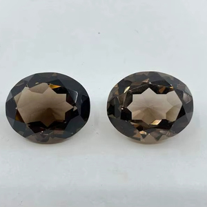 Smoky <b>Quartz</b> Stone 5X4MM Oval Faceted Cut Customized Stone Handmade <b>Rings</b> & Jewelry Making Natural Stone Oval Brown Smoky <b>Quartz</b> - Product Image 1