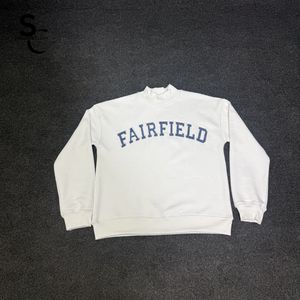 Sweat-shirt d'hiver personnalisable à col montant, en molleton de coton de haute qualité, unisexe, style streetwear, disponible à prix raisonnable - Product Image 3