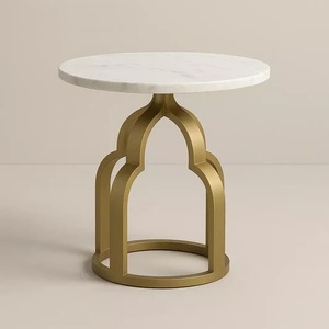 <b>Silver</b> Finish New Design Metal End And <b>Side</b> <b>Table</b> For Home Livingroom Villas Decoration Use Corner And <b>Side</b> <b>Table</b> - Product Image 4