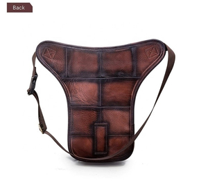Riñonera de Cuero Genuino Personalizada con Múltiples Bolsillos, Cierre de Cremallera, Correa Ajustable, Estilo para Uso Diario, Servicio OEM - Product Image 2