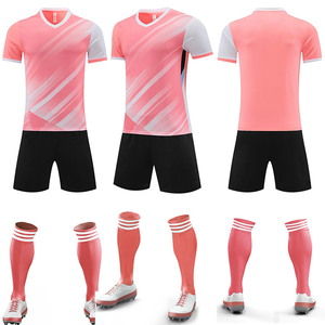 Camiseta Deportiva de Verano Unisex, Transpirable, de Poliéster, Cuello en V, con Nombre Impreso, Uniforme de Fútbol de Secado Rápido, MOQ Bajo - Product Image 1