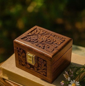 Hermosa Caja de Madera para Colección de Conchas Marinas, Recuerdos de Playa, Tesoros Costeros y Accesorios Decorativos - Product Image 5