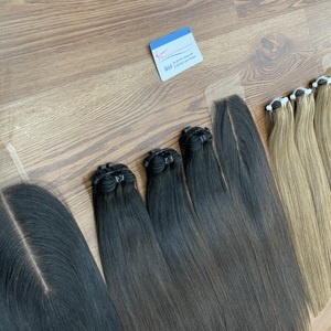 Extensiones de Cabello Humano Remy Vietnamita Liso Extremo, Trama Doble, Cabello Liso Extremo - Product Image 1
