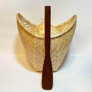 Premium bamboo rice <b>steamer</b> best price handmade egg bun dimsum steaming basket from factory - Product Image 3