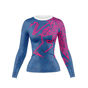 Casual Fashion top demanding Men Rash Guard best breathable <b>Long</b> <b>Sleeve</b> best material Custom Sublimated Printed Men Rash Guard - Product Image 1