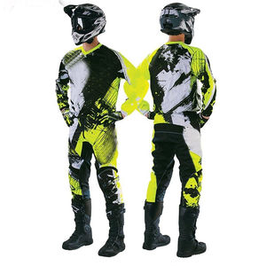 Conjunto Deportivo Corto Personalizado para Hombre, Talla Grande, Cómodo, Resistente al Viento, Anti-UV, de Secado Rápido, Jersey y Pantalones MX para Motocross y Carreras de Autos - Product Image 6