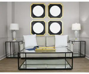 Mesa Consola Cuadrada de Hierro de Diseño Moderno y Lujoso, Muebles de Comedor Ecológicos Hechos a Mano, Mesas de Centro para Exportación al por Mayor, Zahid - Product Image 5