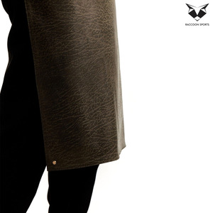 Delantal de cuero texturizado para hombre, uniforme de fiesta, estilo vintage, delantal de camarero de piel sintética, uniforme para el personal de discoteca - Product Image 5