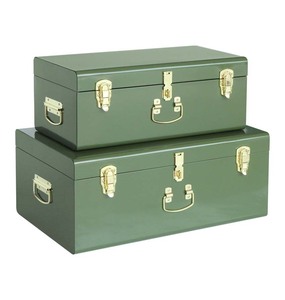 <b>Grey</b> Vintage Style <b>Storage</b> <b>Box</b> for Home Organization - Product Image 4