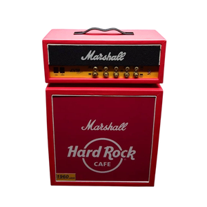 Decoration Miniature Amplifier <b>Speaker</b> 6.2 Inch Marshall Hard <b>Rock</b> 2 Cabinet Pink Color Wooden Hand Made - Product Image 1