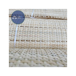 [DISPONIBLE] |   Rouleau de tissu en rotin, matériau en maille tissée radiofréquence |   Pour portes d'armoires, étagères de placards, projets de bricolage, artisanat, Vietnam - Product Image 2