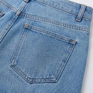 Shorts de Mezclilla Holgados de Moda para Mujer, Diseño Elegante, Perfectos para Uso Diario Informal, Jeans de Pierna Ancha a la Moda para el Verano - Product Image 5