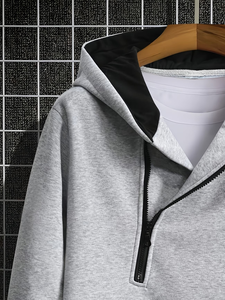 Low Price Stylish Printed Knitted 100% Cotton Eco-Friendly Men's Fashionable Hooded Fleece 280g Slim Fit Comfortable Winter - Product Image 5