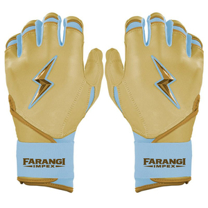 Nouveauté Gants de frappeurs personnalisés haut de gamme bleu-gris en microfibre avec support de poignet rembourré et fermeture auto-agrippante unisexe pour entraînement adulte 2026 - Product Image 3