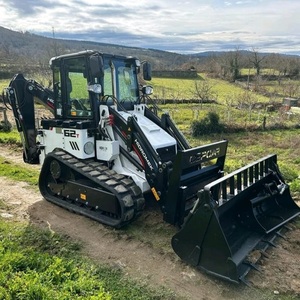 รถตักล้อยางไฮโดรมีค HMK 62T มินิ ลอร์เดอร์แบคโฮ ลดราคาพิเศษ เครื่องยนต์ดีเซลเพอร์กินส์ 70 กิโลวัตต์ ปั๊ม KVM เกียร์ Koyo แบริ่งล้อ ระบบ PLC - Product Image 3