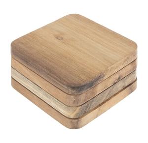 Top Quality Customize Square Round Epoxy <b>Wood</b> Resin Coaster Wholesale Square Round Design Drink Cup Crystal Epoxy Pine Tea Cup - Product Image 1