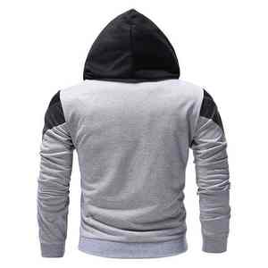 Sudadera con Capucha de Primera Clase para Hombre, Corte Regular, Mezcla de Algodón Ecológico de 180 g, Color Sólido, Logotipo Personalizado en la Parte Delantera, Servicio OEM - Product Image 2