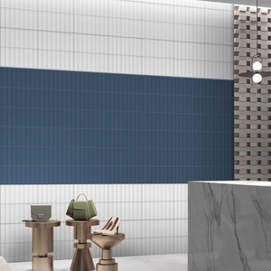 Revestimiento de Pared de Lujo Tallado y Esmaltado 300x300mm |   Azulejos de Porcelana Antideslizantes con Textura para Decoración de Interiores de Vestíbulos de Apartamentos - Product Image 1