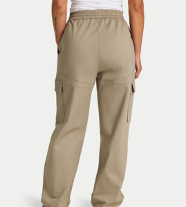 <b>Women</b>’s Cargo Utility <b>Trousers</b> Relaxed Straight Leg Multi Pocket Drawstring Waist Casual <b>Workwear</b> Inspired Everyday Fashion Pant - Product Image 4