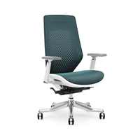Mobilier design ergonomique moderne Chaise de bureau rotative en maille à dossier bas pour ordinateur de direction