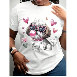 Camiseta de Manga Corta Holgada con Cuello Redondo y Estampado de Letras, Estilo Moderno para Mujer, Proveedor de BD, Nueva Colección 2026 - Product Image 6