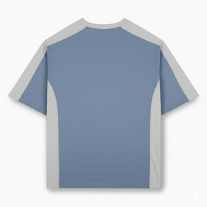 เสื้อยืดโอเวอร์ไซส์ผู้ชาย แขนสั้น ผ้าฝ้ายถัก 100% ระบายอากาศได้ดี สไตล์สตรีทแวร์  ปี 2026 สินค้าขายดี รับสกรีนโลโก้ตามสั่ง - Product Image 2