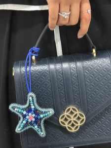 Traditional Embroidery Beaded Handmade Ethnic Floral <b>Keychain</b> with Luxury Design Eco-Friendly MD HANDICRAFTS Key Ring Accessory - Product Image 1