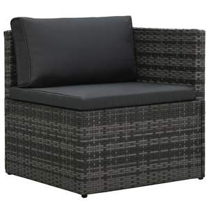 Ensemble de salon de jardin gris anthracite - Product Image 6