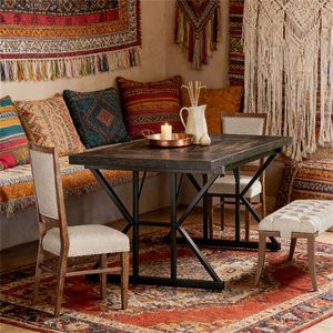 Tavolo da Pranzo Rettangolare in Legno Minislist, Tavolo per Cucina e Soggiorno in Stile Minimalista - Product Image 4