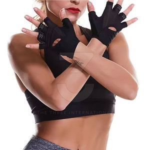 High Quality Half Finger Neoprene Fitness <b>Gloves</b> with Lace-Up Closure Breathable Design for Gym Workout & <b>Weight</b> Lifting-Unisex - Product Image 5