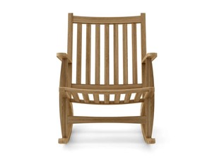 Durable Crafted Teak Wood Rocking Armchair Heavy Duty Garden Seat - Product Image 2