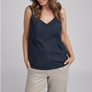 Camisola Larga de Algodón para Mujer, Simple, Sexy, Sin Mangas, Delgada, Transpirable, Ecológica, Top Sólido, Combinable con Todo, Top Básico - Product Image 2