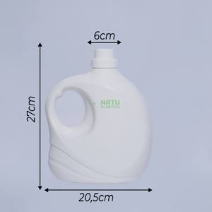 Offre Spéciale – Bidon en PEHD de 3,2 L avec bouchon à vis pour lessive et liquides de nettoyage – Longue durée de vie – OEM/ODM - Product Image 2