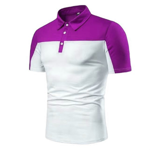 Men's Short Sleeve Solid Knitted Casual Regular Fit for Shirt Anti-Wrinkle Pocket Button White Red Polyester/Cotton - Product Image 4