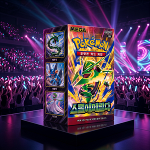 กล่องบูสเตอร์การ์ดเกมโปเกมอน MEGA M6 Storm Emeralda 30 ซอง ฉบับเกาหลี ชุดสะสมสำหรับกิจกรรมสังสรรค์ กลยุทธ์ และความสนุกในชุมชน - Product Image 1