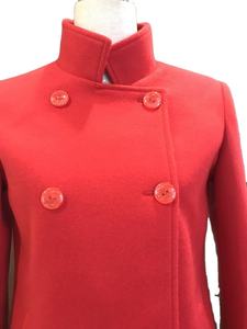 Abrigo de mezcla de lana con doble botonadura para mujer, chaqueta corta elegante y cálida, ropa de abrigo de invierno para uso casual en la oficina - Product Image 5